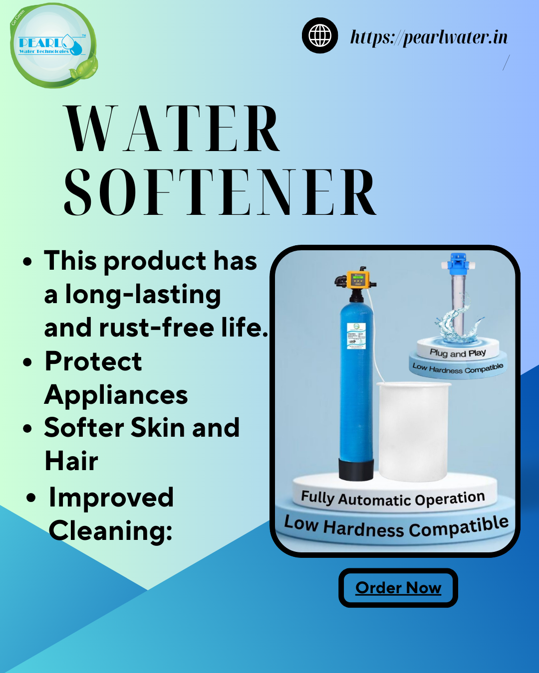 Water Softener | Pearl Water Technologies