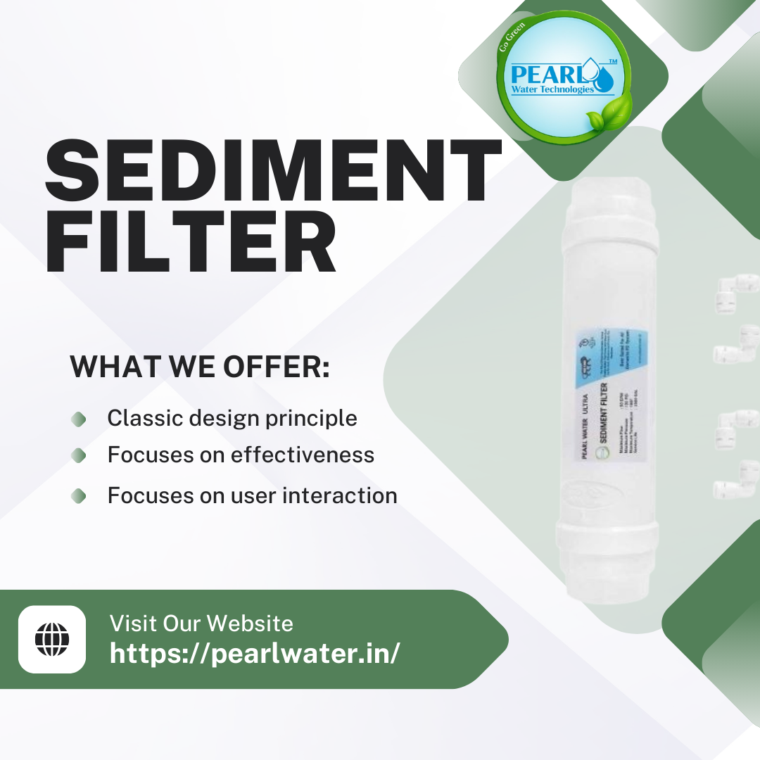 Sediment filter | Pearl Water Technologies