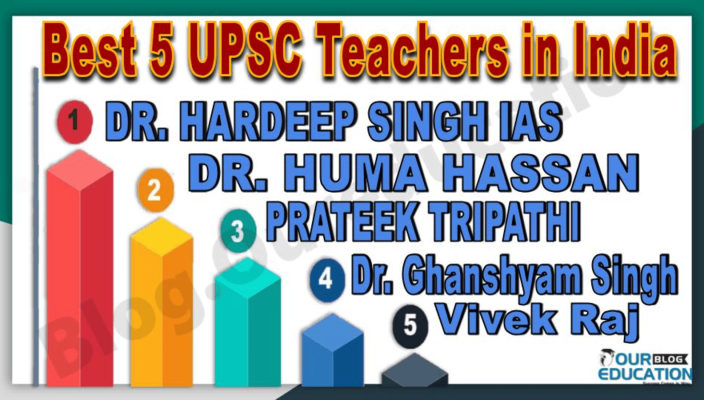 Best 5 UPSC Teachers in India